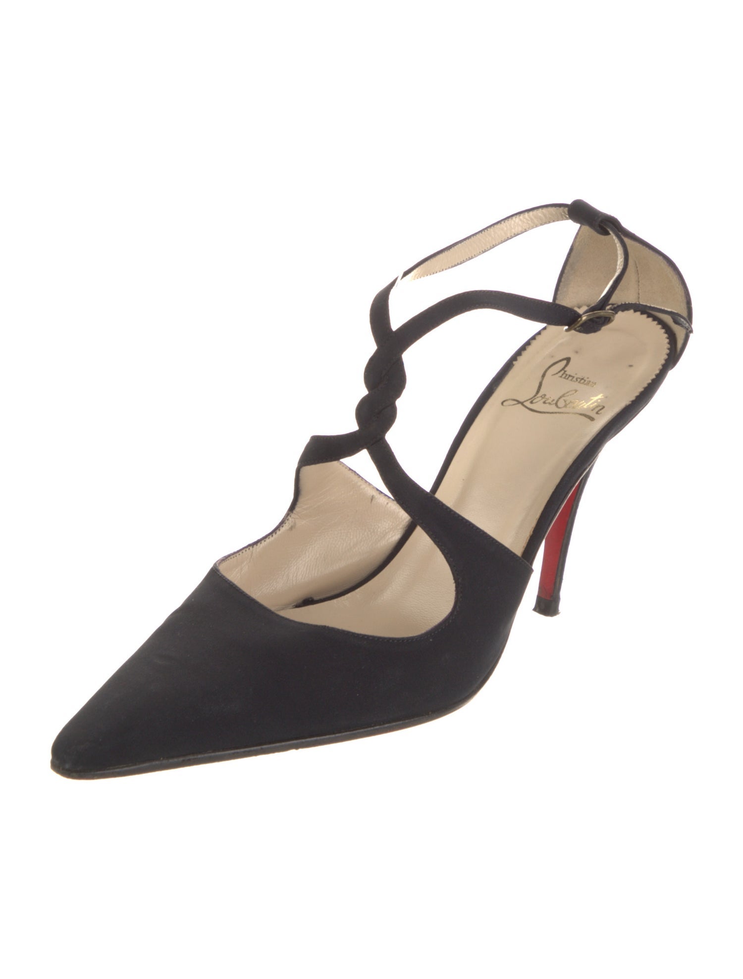 Christian Louboutin Leather T-Strap Pumps